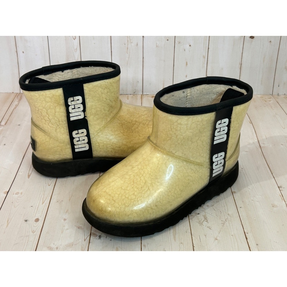 UGG Classic Clear Mini Waterproof Transparent KId's Size‎ US 2 Boots 1112386